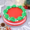 Festive Jolly Christmas Chocolate Cake - 1 Kg Cream Delight