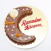 Delicious Crescent Shape Chocolate Nutella Cake - 1 Kg