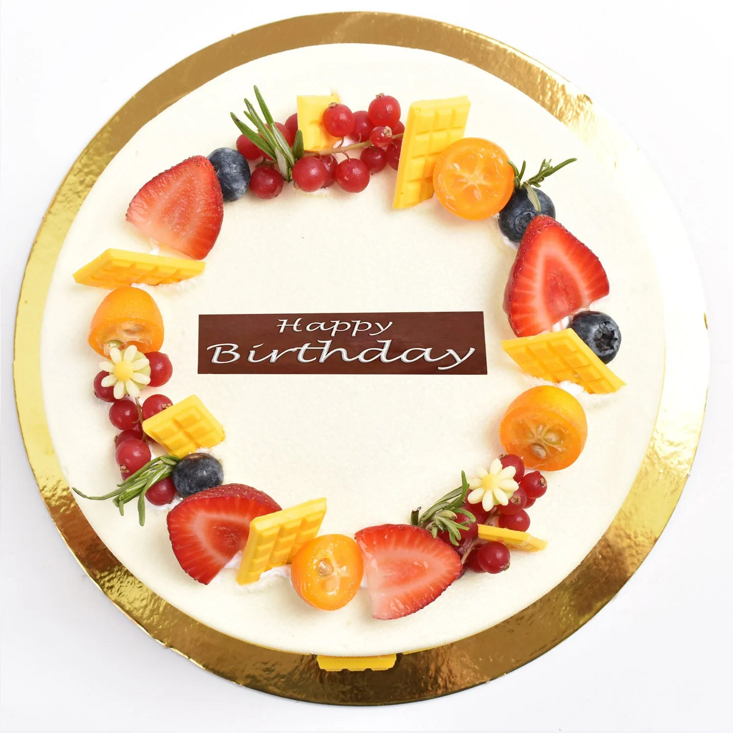Delicious Half Kg Vanilla Berry Cake for Birthdays