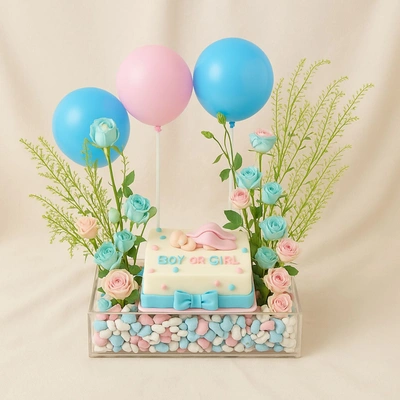 Pink & Blue Baby Shower Combo