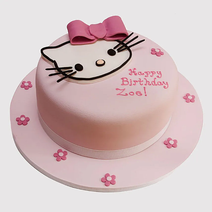 Pretty Pink Hello Kitty Cake