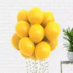 Vibrant Yellow Helium Balloons - Perfect for Celebrations