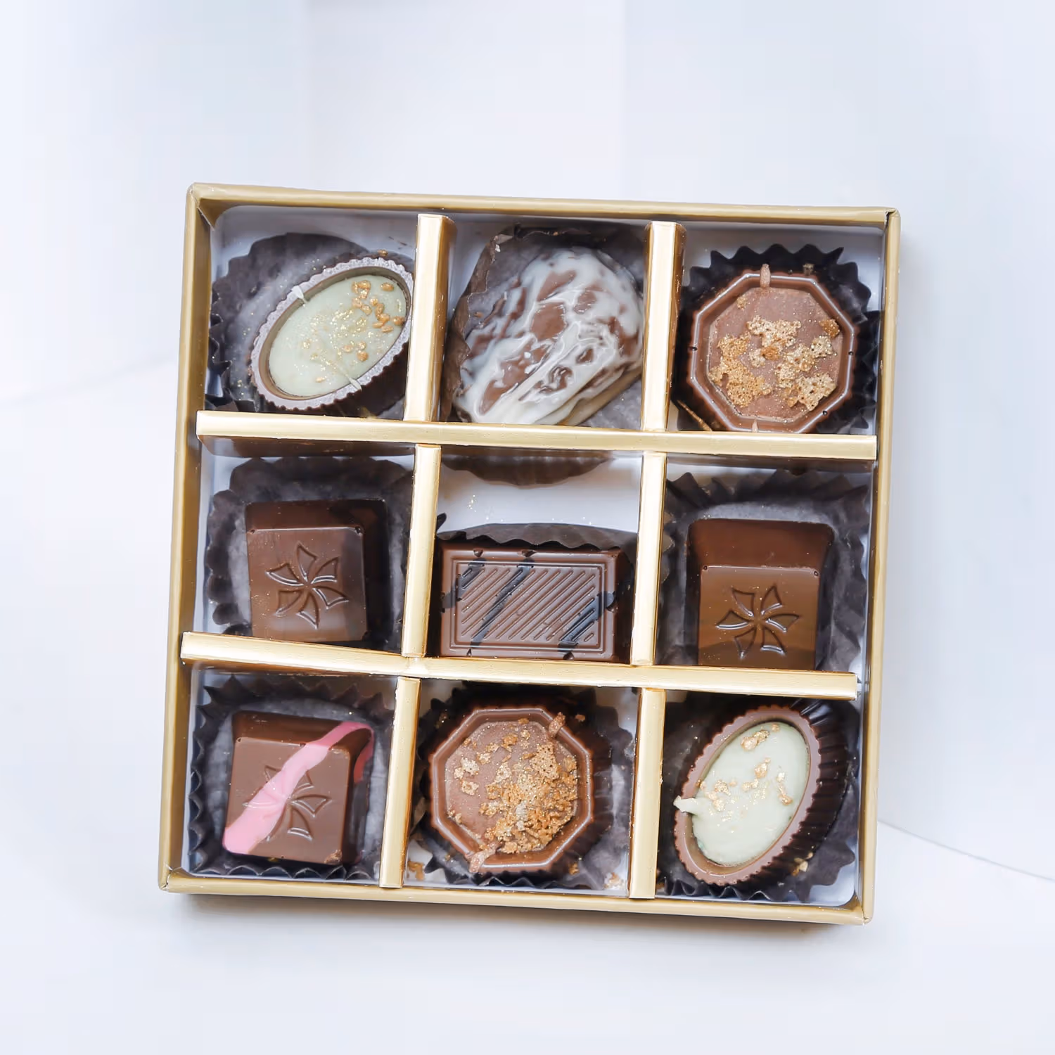 Orange Roses with Empire Chocolate Box
