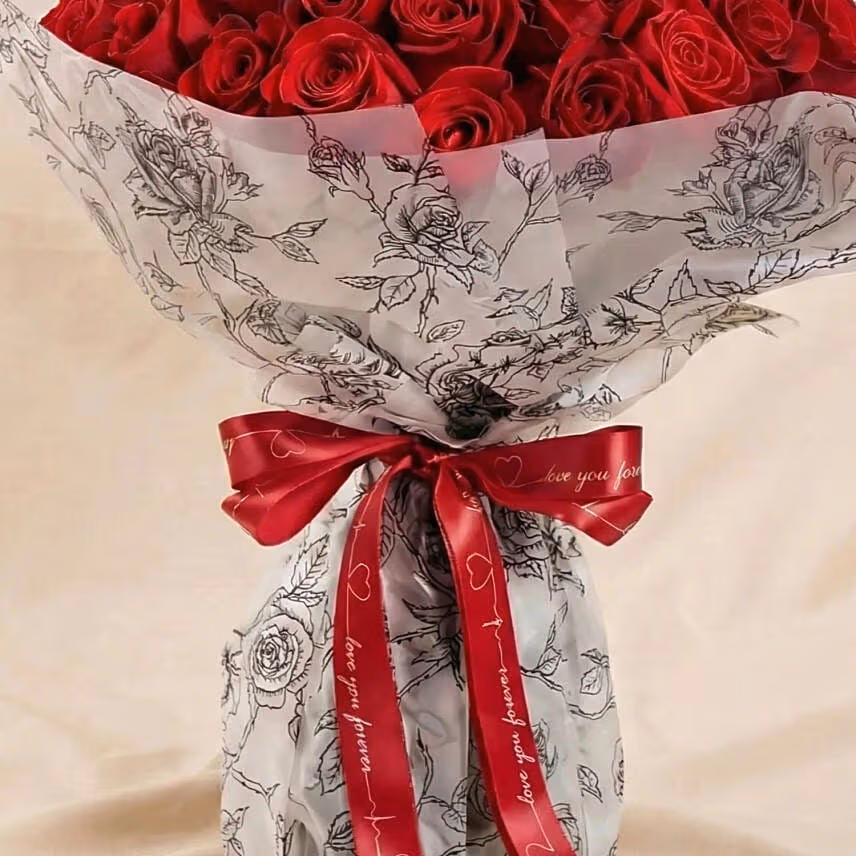 Valentineâ€™s Day Special 50 Roses Bouquet