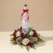 Festive Christmas Greetings Floral Arrangement