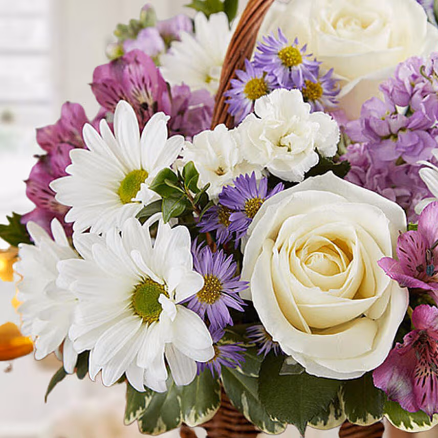 Basket Of Royal Flowers