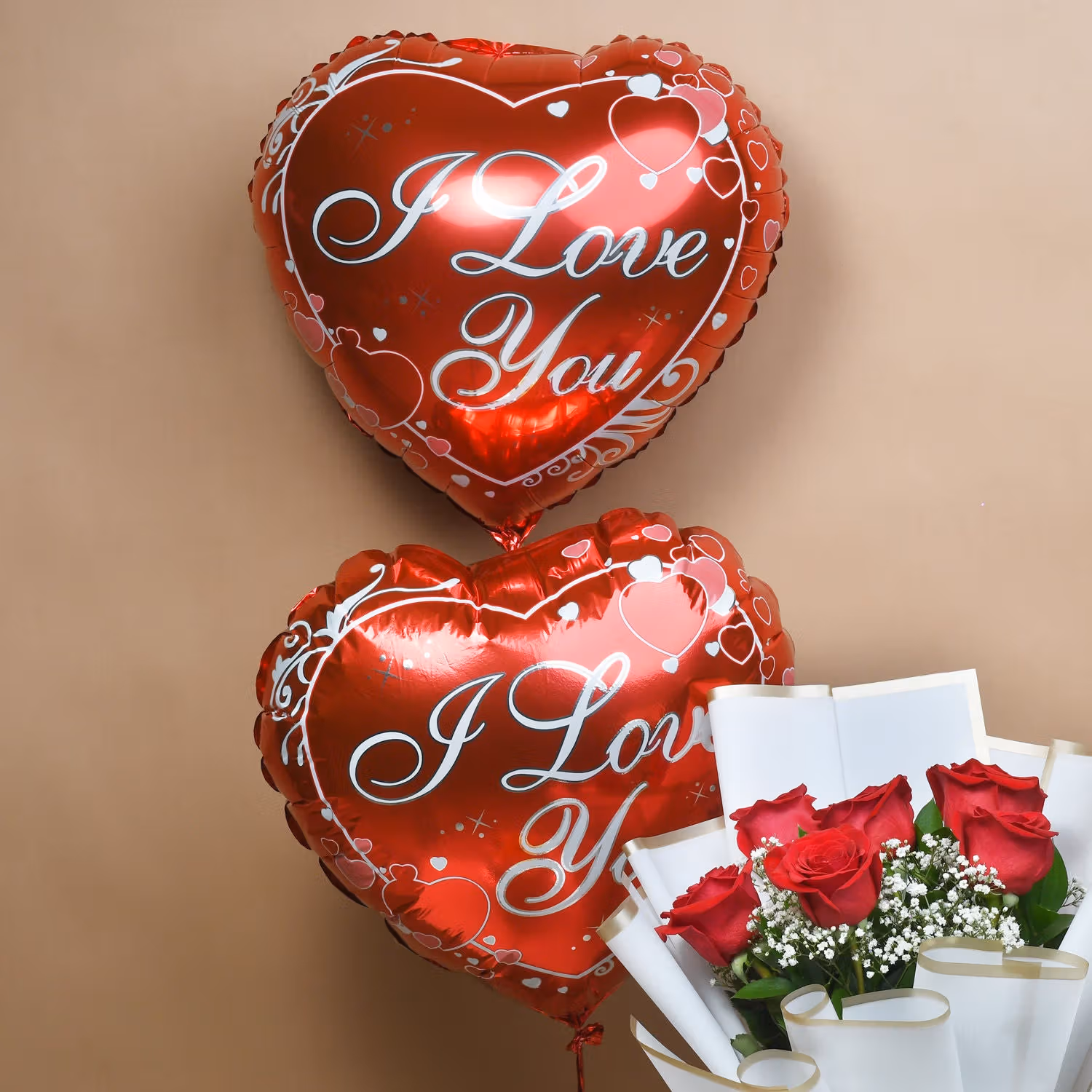 Romantic Red Roses & Sweet Surprises Gift Set