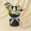 Everlasting Grace Gift Set: Exquisite Floral Arrangement with Esprit Hudson Chrono Watch