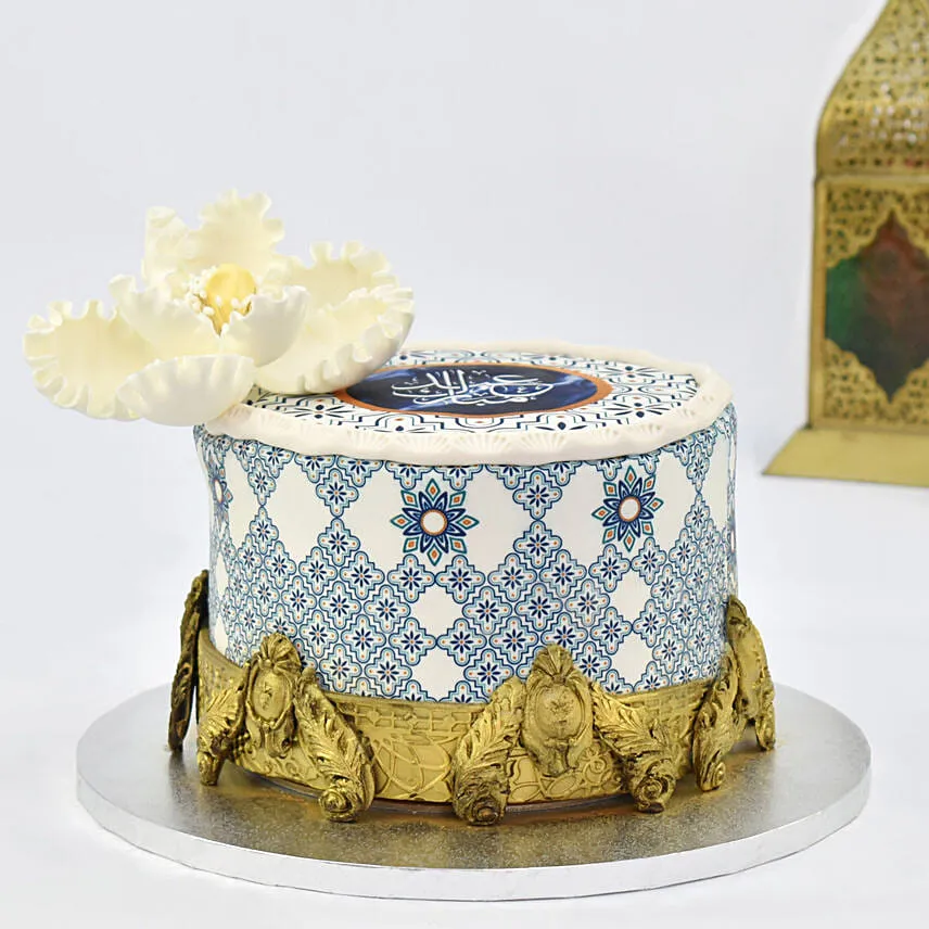 Eid Blessings Premium Vanilla Cake