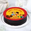 Delicious Half Kg Happy Bhai Dooj Chocolate Cake - Perfect for Celebrations