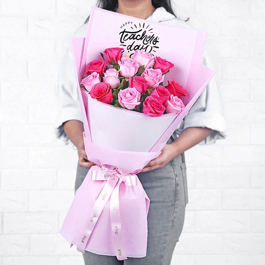 Roses Hand Bouquet for Teachers