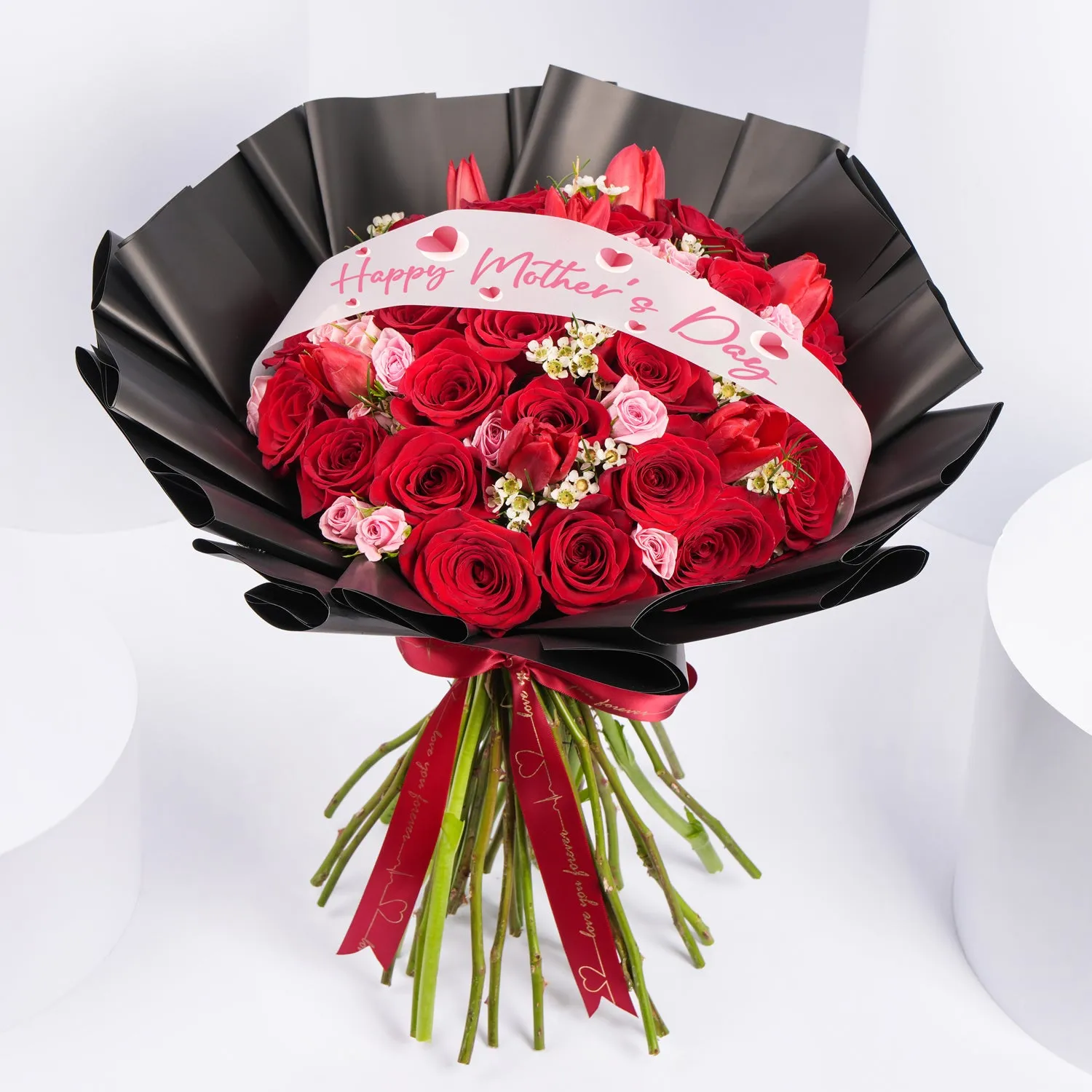 Luxurious Mixed Flower Bouquet for Mom - Perfect Mother's Day Gift