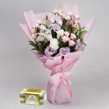 Elegant Mixed Flower Bouquet - Bouquet