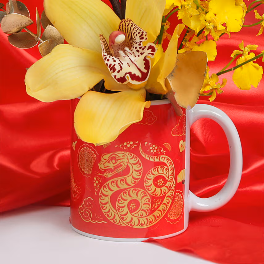 CNY Flowers Mug