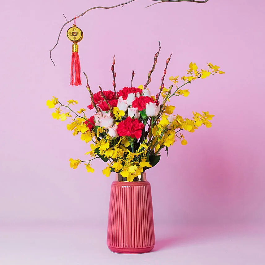 Joyous Wishes Floral Arrangement