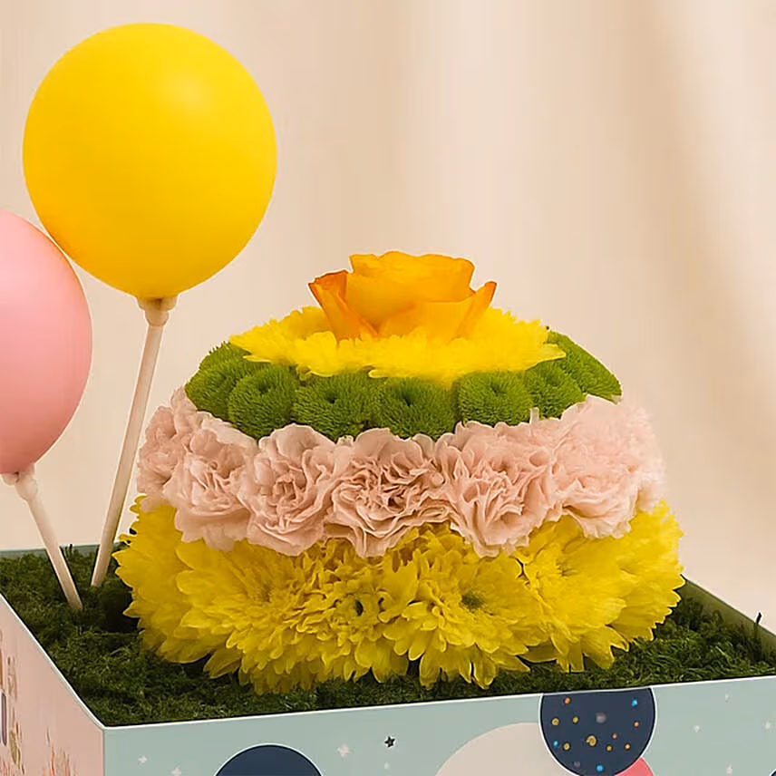 Floral Birthday Cake