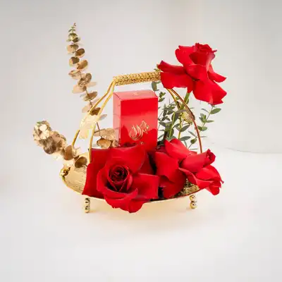 Milan Rouge By Ahmed Perfumes n Rose Tray