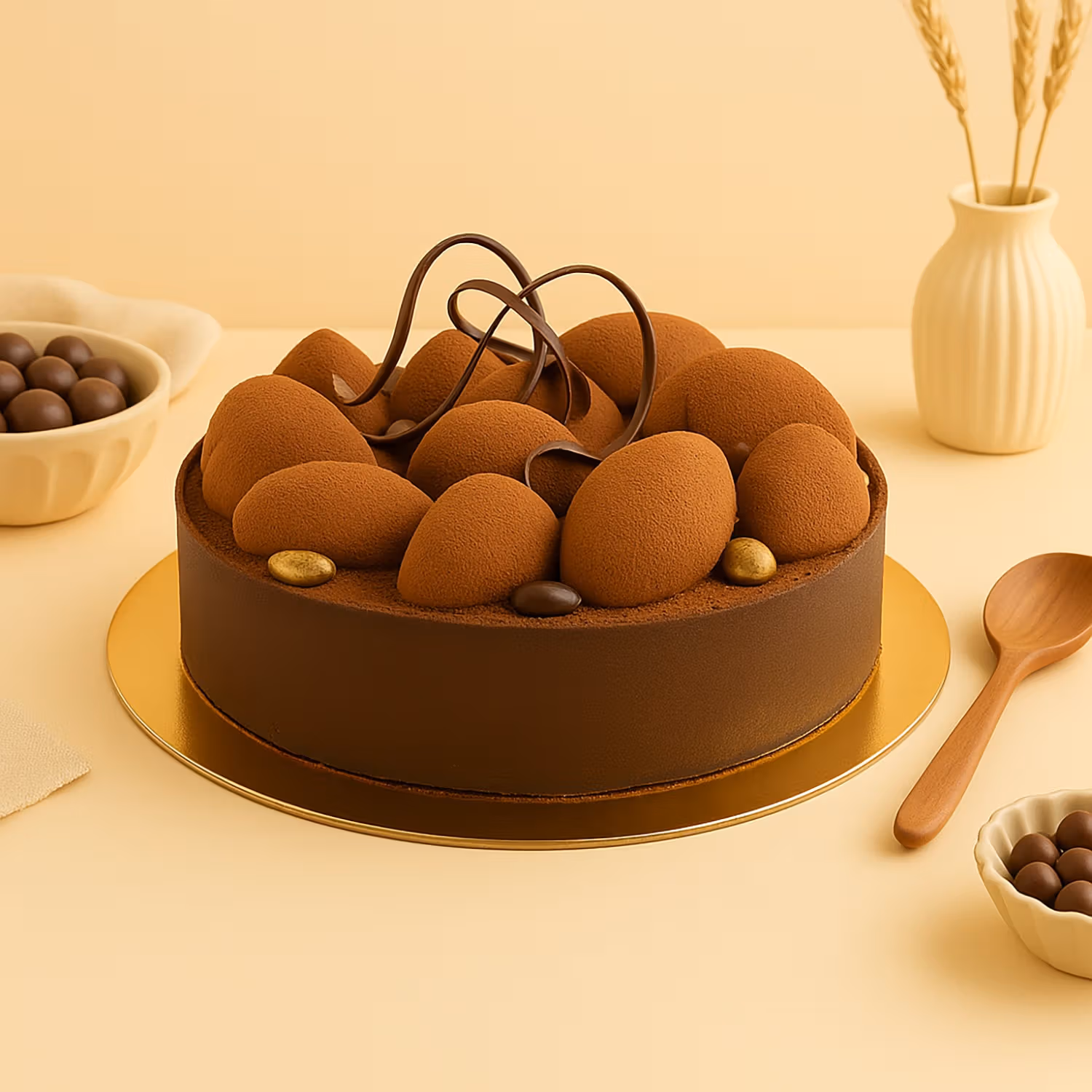 Deluxe Tiramisu Birthday Milestone Cake - Perfect for Celebrations