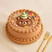 كيك عيد الميلاد شوكليت تيدي بير - 1 كيلو