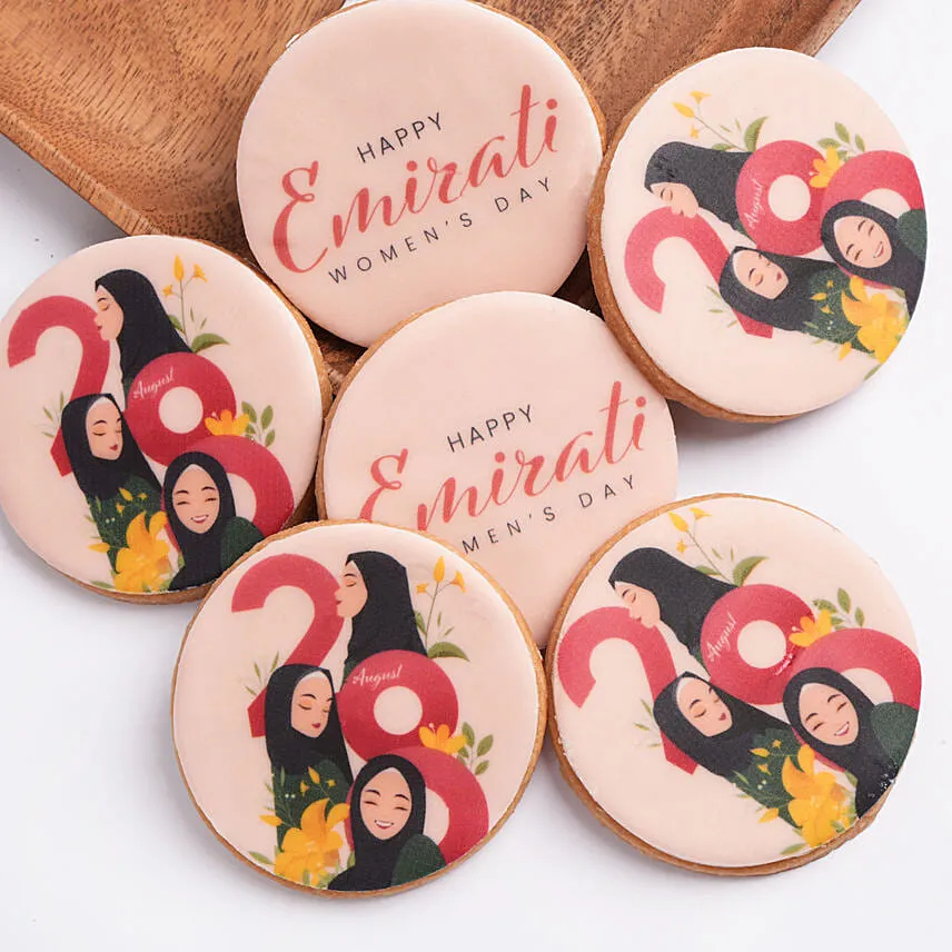 Emirati Womens Day Cookies 6 Pcs