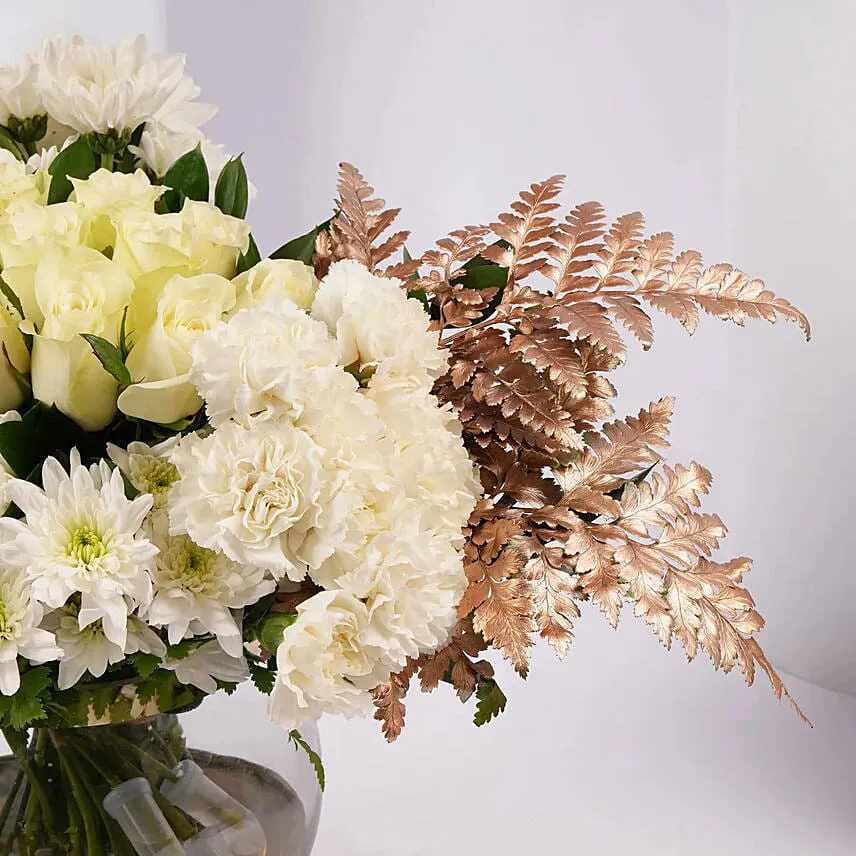 Timeless White Blossom Arrangement