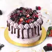 Irresistible Vanilla Berry Delight Cake - 4 Portion