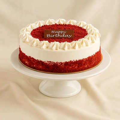 Delicious Red Velvet Cake - 4 Portion