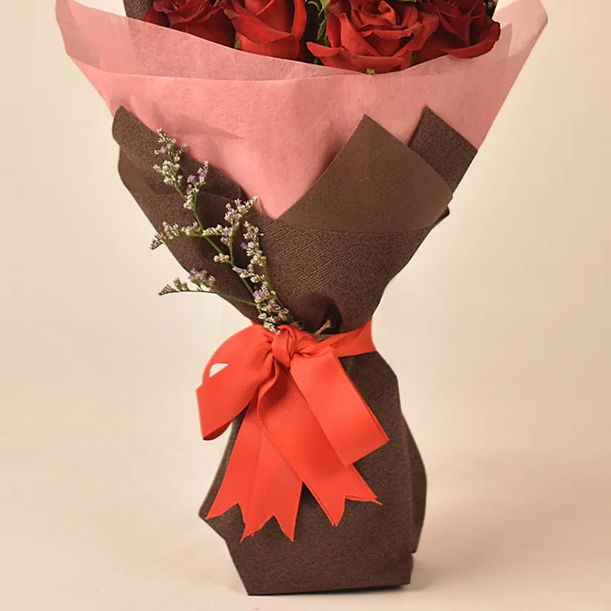 520 Vday Love Red Roses Bouquet