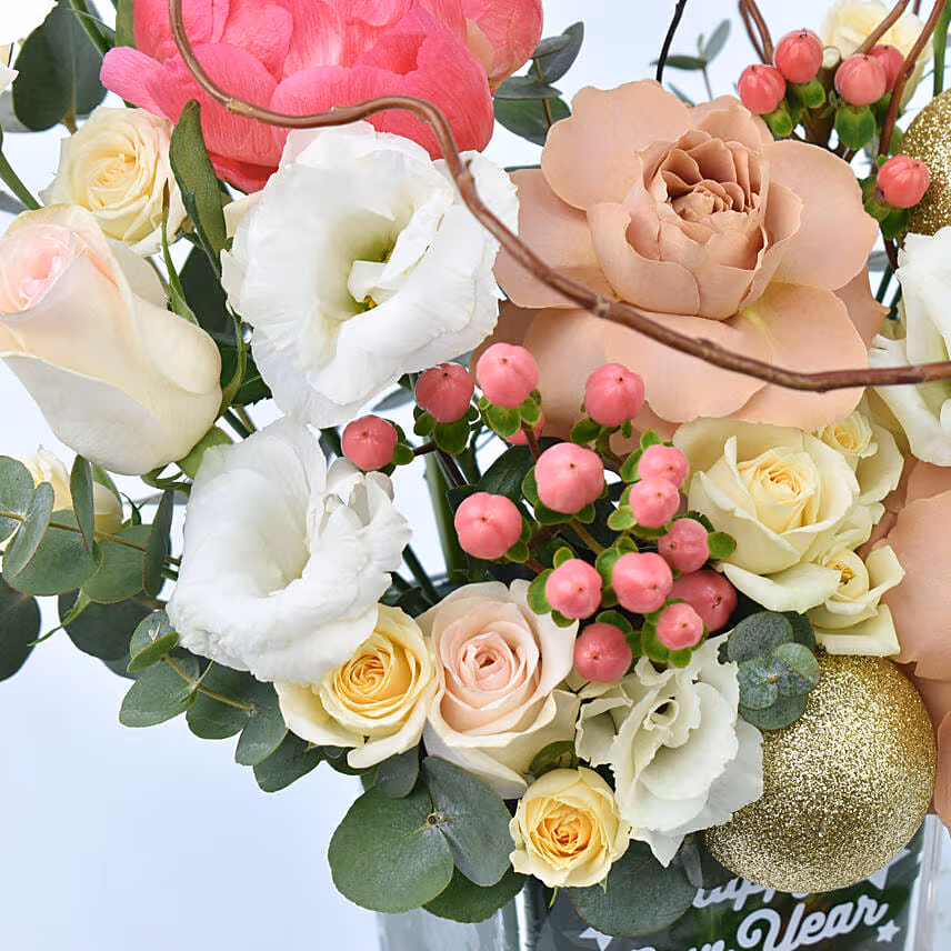 New Year 2024 Wishes Flowers