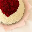 باقة ورد تفتّح القلب الهائلة