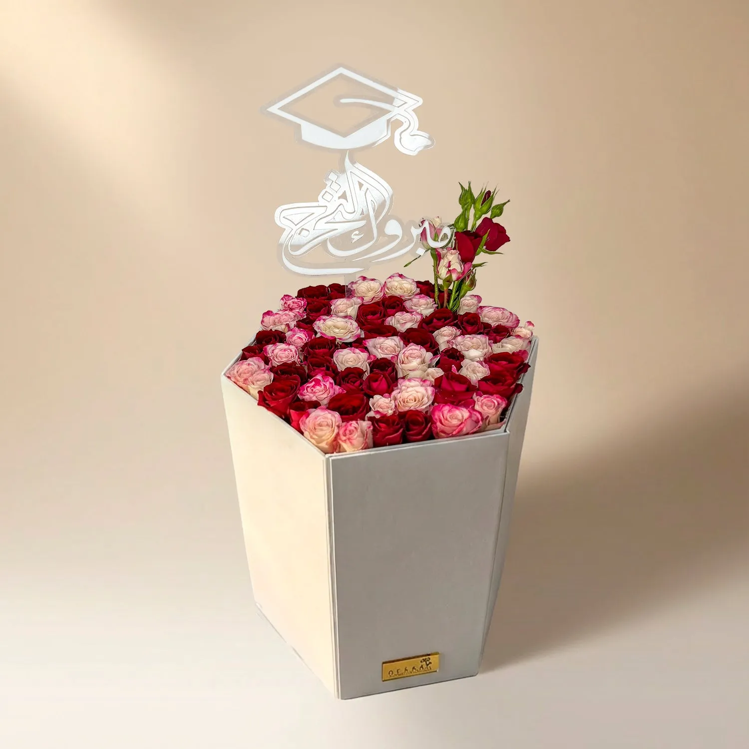 Exquisite Opera Graduation Signature Rose Box with Chocolates