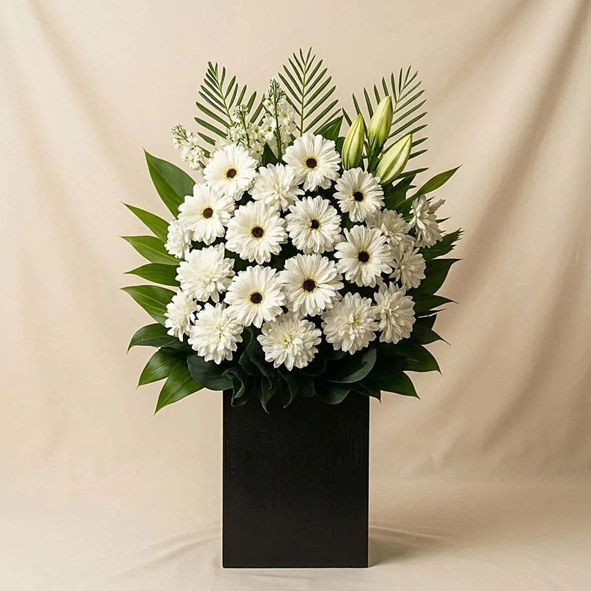 Daisy Condolence Stand
