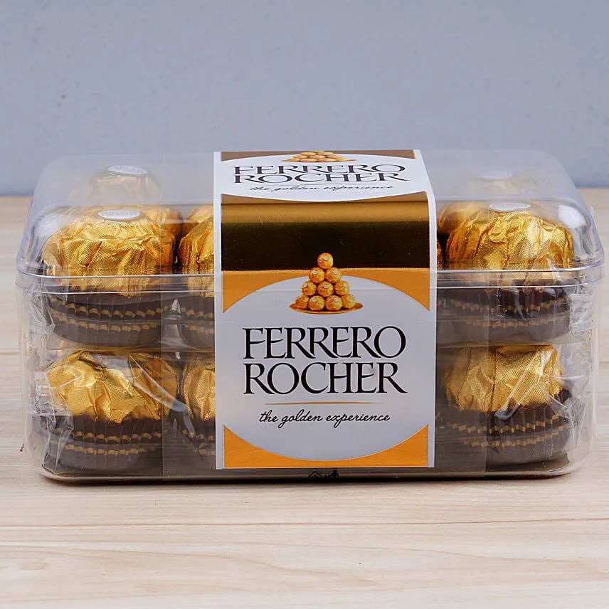 Sneh Brass Rakhi Set with Kaju Katli & Ferrero Rocher