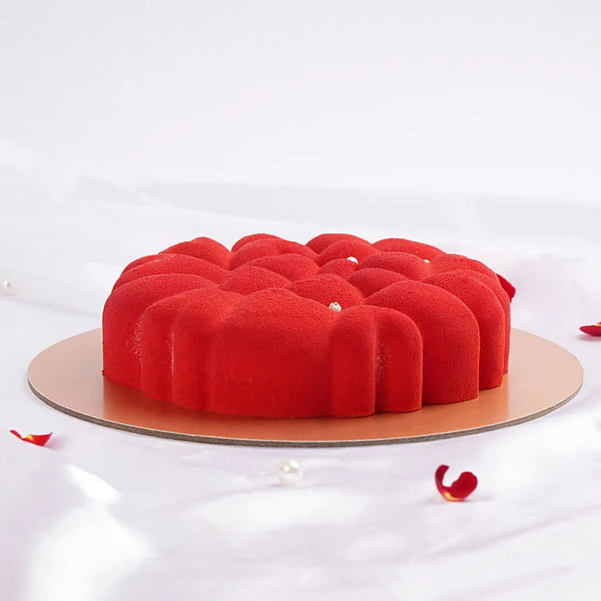 Heartfelt Bliss Valentines Cake