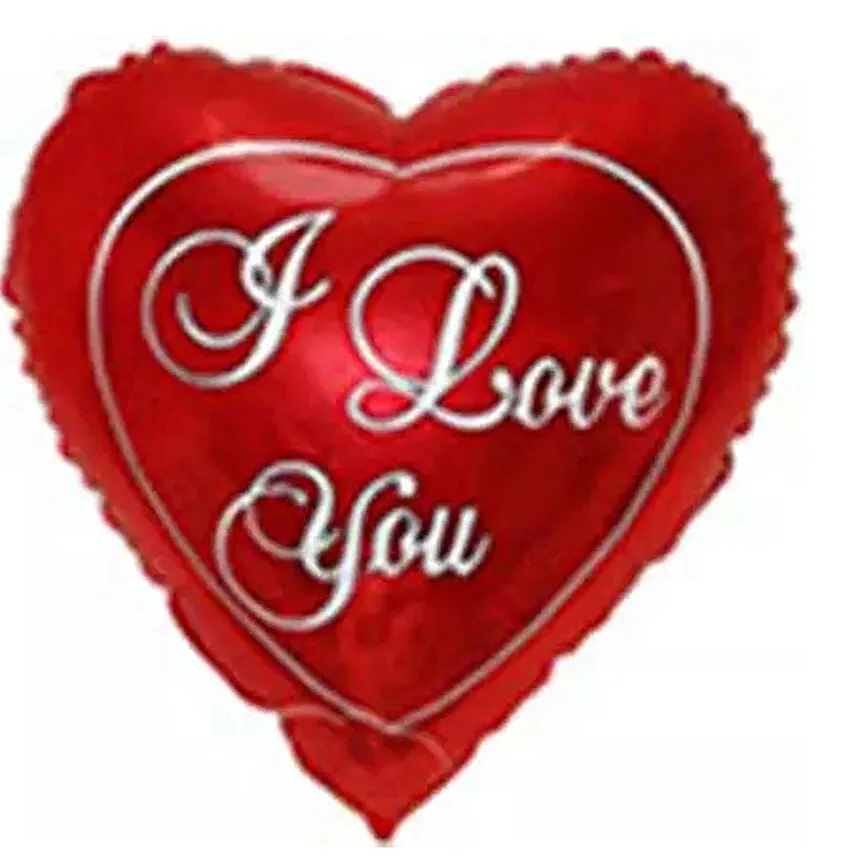 Love Floral Roses with Chocolates For Valentine And I Love You Balloon