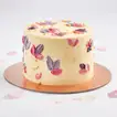 Elegant Purple & Pink Petals Chocolate Cake - Perfect for Celebrations