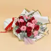 Red and Pink Roses Beauty Bouquet