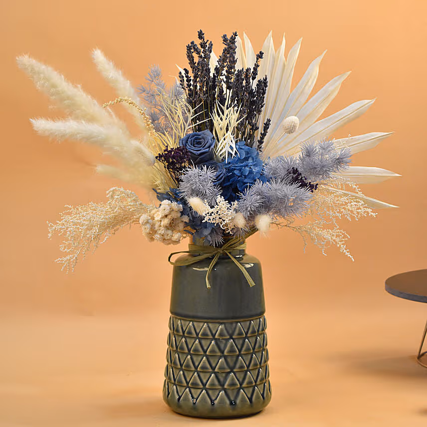 Premium Mixed Preserved Flowers Arrangement