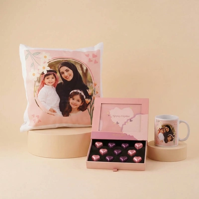 AANI & DANI Hearts Chocolate with Mom's Gift Set