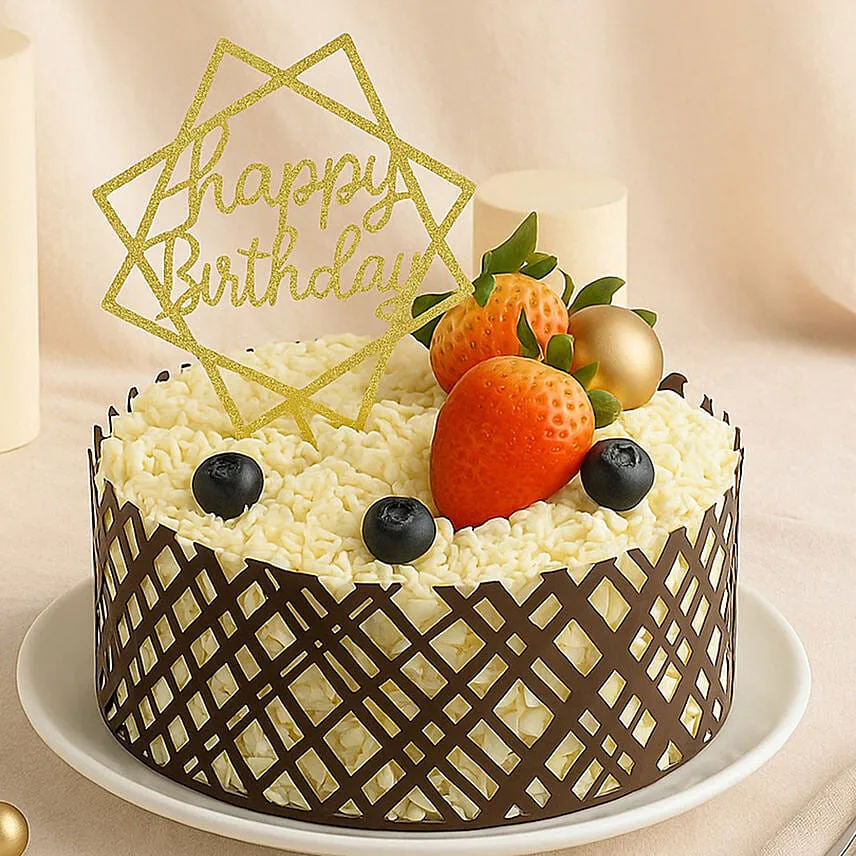 Happy Birthday Chocolate Cake 6 Inches