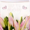 Pink Lily Bouquet For Mom  - With Cake 