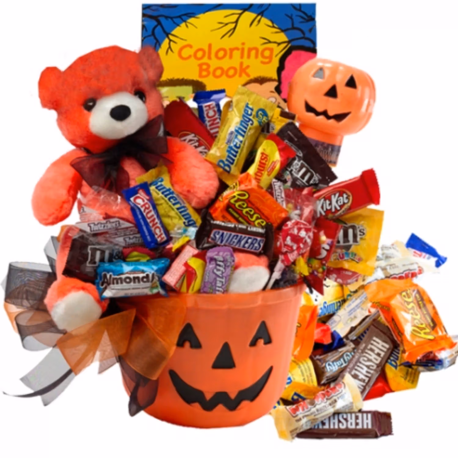 Halloween Treats & Teddy Basket