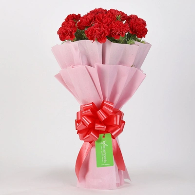 Vibrant Carnation Flower Bouquet