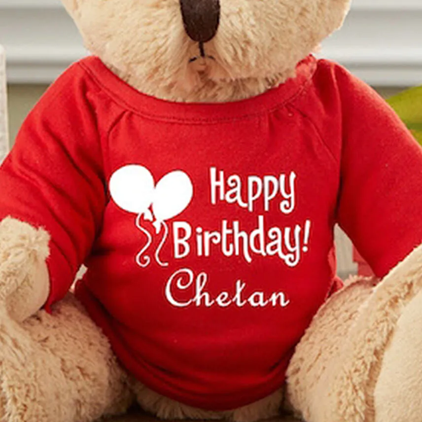 Happy Birthday Personalized Teddy Bear