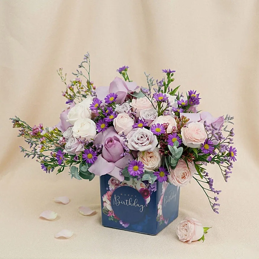 Birthday Roses Arrangement