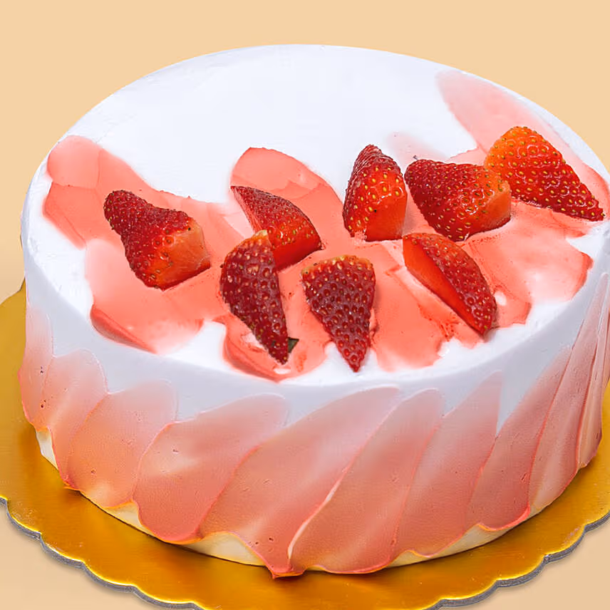 Exotic Strawberry Cake