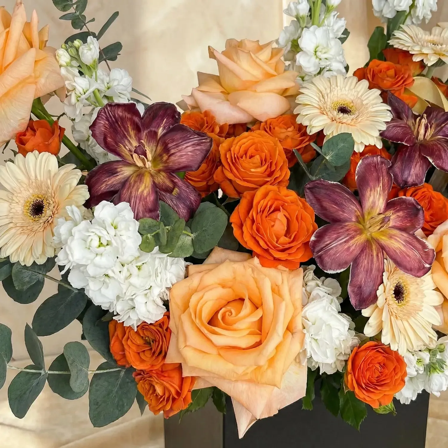 Sunset Harvest Symphony Floral Arrangement