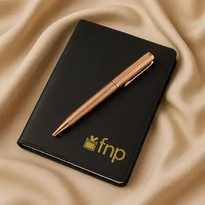 Luxurious Signature Jewelry Royal Rose Gold Ballpoint Pen