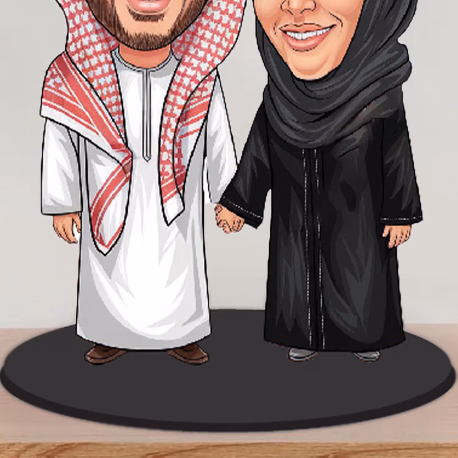 هدايا زواج | كاريكاتور للزوج و الزوجة