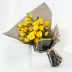 Radiant She Blooms Bouquet - Vibrant Yellow Spray Roses